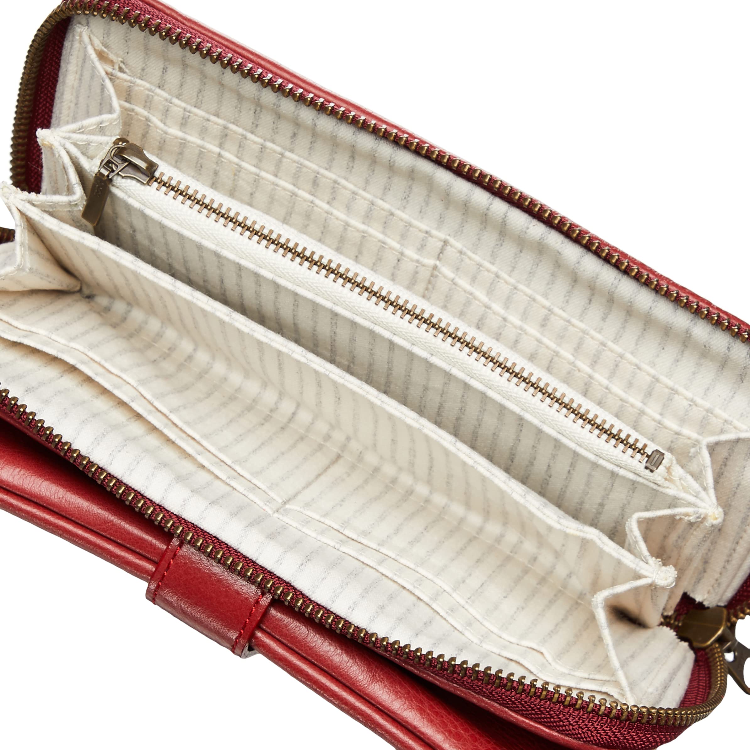 Women's Leather Bi-Fold Long Wallet with RFID Protection - Slim & Stylish for Everyday Use, Travel, and Business