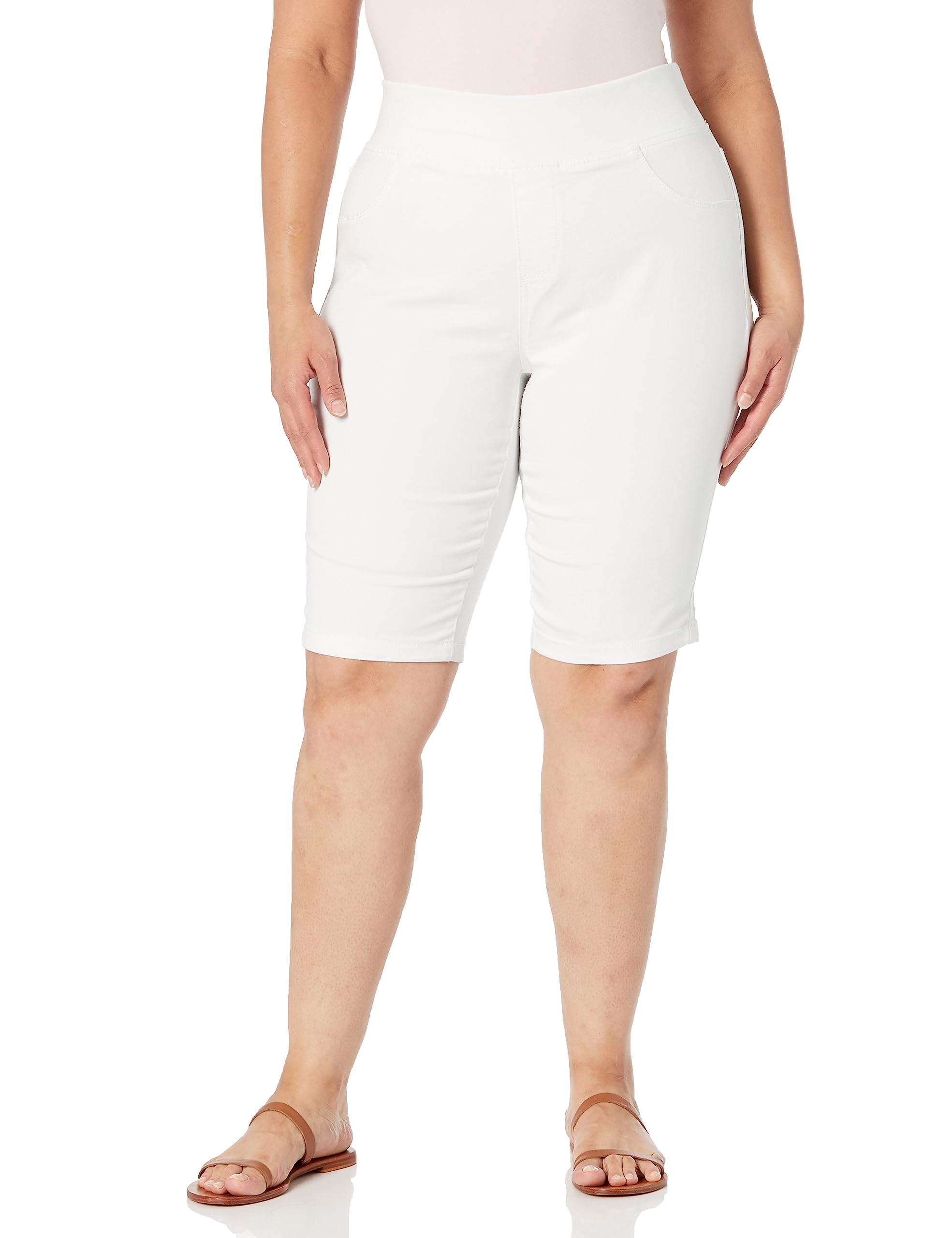 Plus Size Women's Shorts - Soft & Comfortable Butter Fabric for Casual Wear, Lounge & Summer Outfits