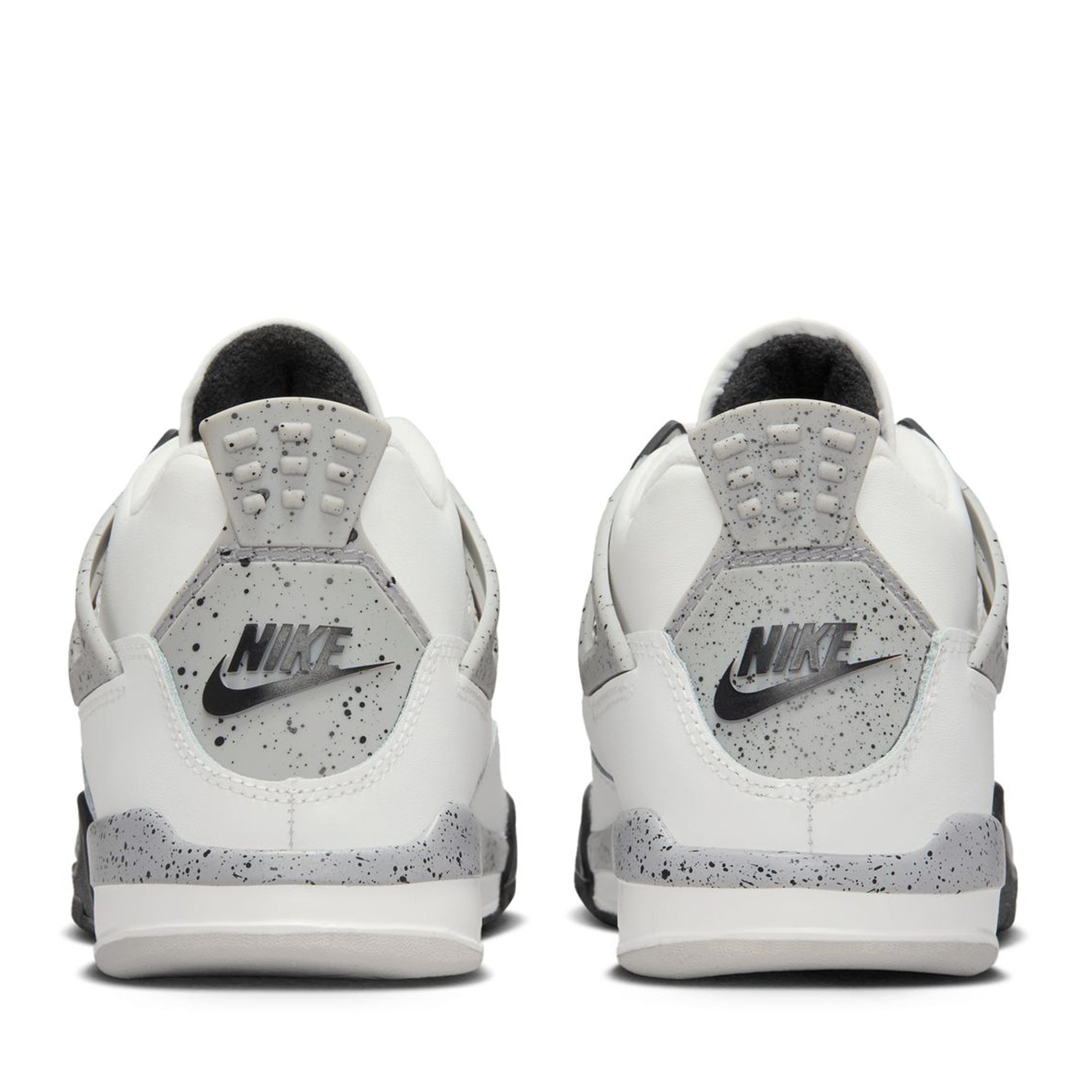 Jordan 4 Retro 'White Cement' PS Sneakers - Summit White/Fire Red Basketball Shoes for Men - Perfect for Streetwear & Court Play