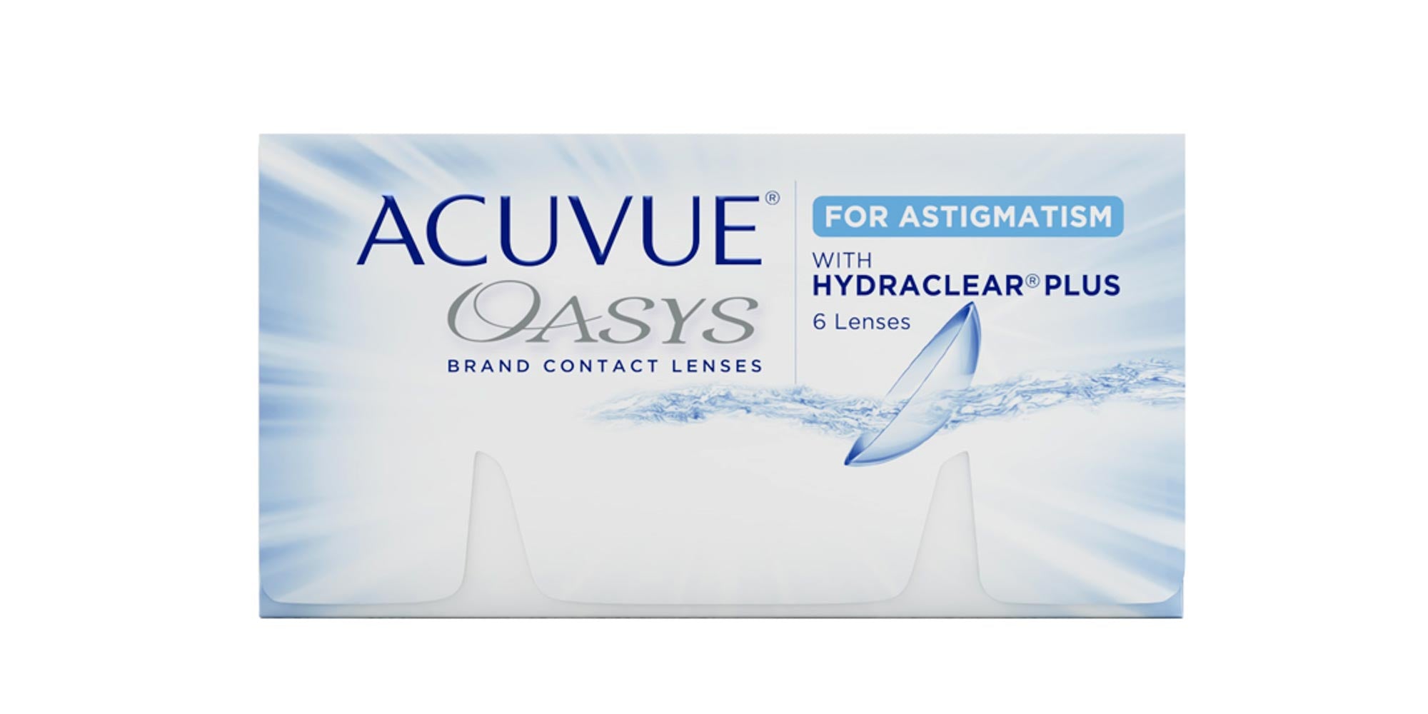 Acuvue Oasys for Astigmatism Contact Lenses - Monthly Disposable Toric Lenses for Dry Eyes & Comfort - Perfect for Active Lifestyles & All-Day Wear