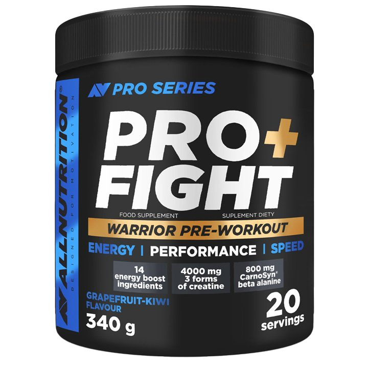 Allnutrition Pro+ Fight Pre-Workout Powder 340g - Boost Energy, Focus & Performance for Intense Gym Sessions & Athletic Training