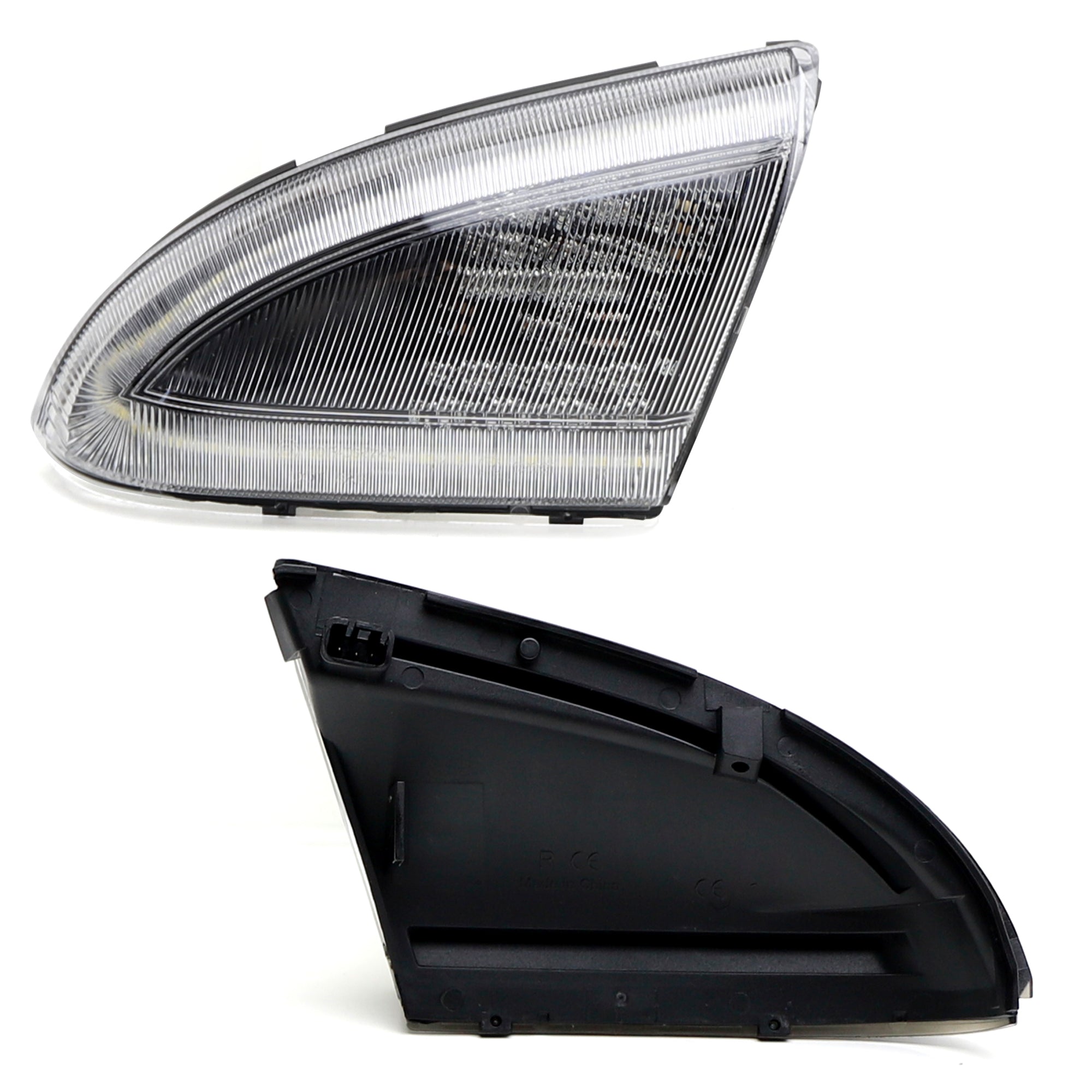 Clear White/Amber Switchback LED Sequential Turn Signal Side Mirror Lights for 4th Gen RAM Trucks - Enhanced Visibility & Safety for Night Driving & Lane Changes