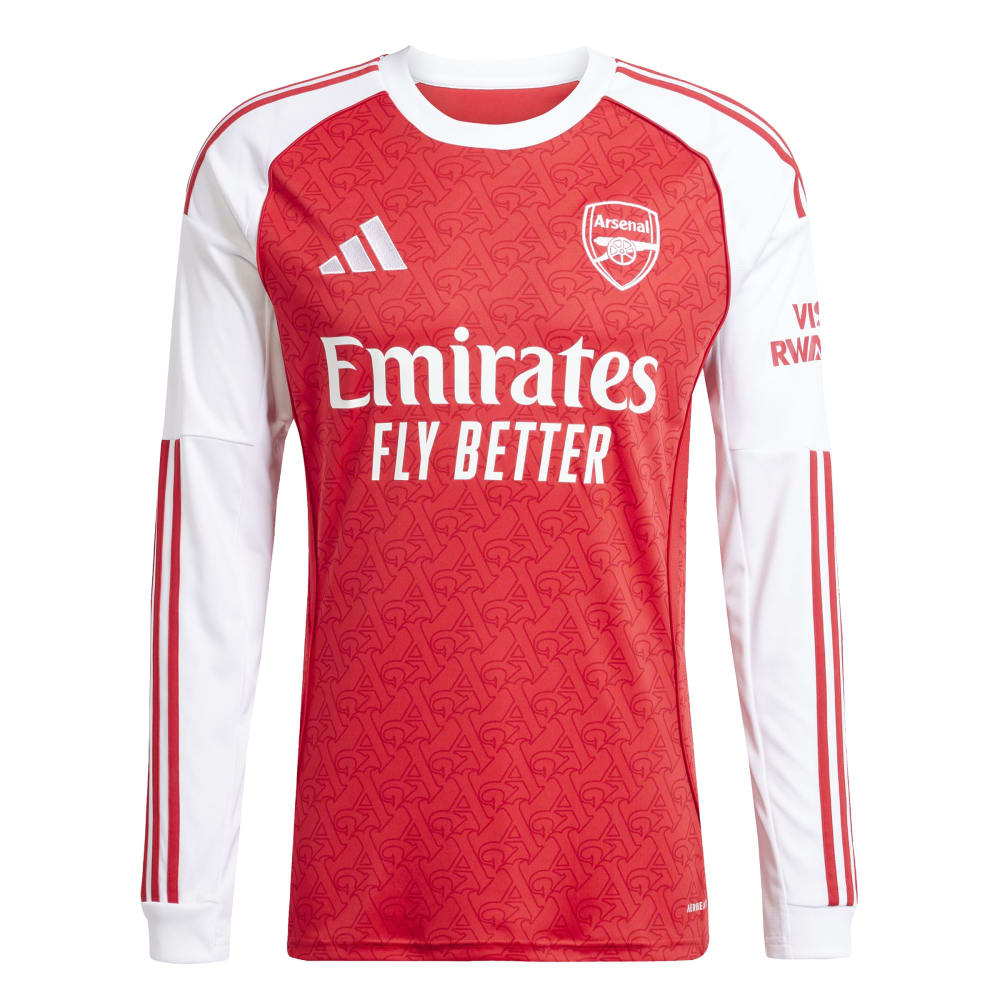 Arsenal FC 2025/26 Adult Long Sleeve Home Jersey - Official Premier League Soccer Shirt for Men - Perfect for Match Days & Fan Events