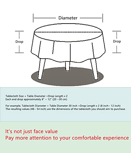 Premium B51PL Fabric Tablecloth - 60