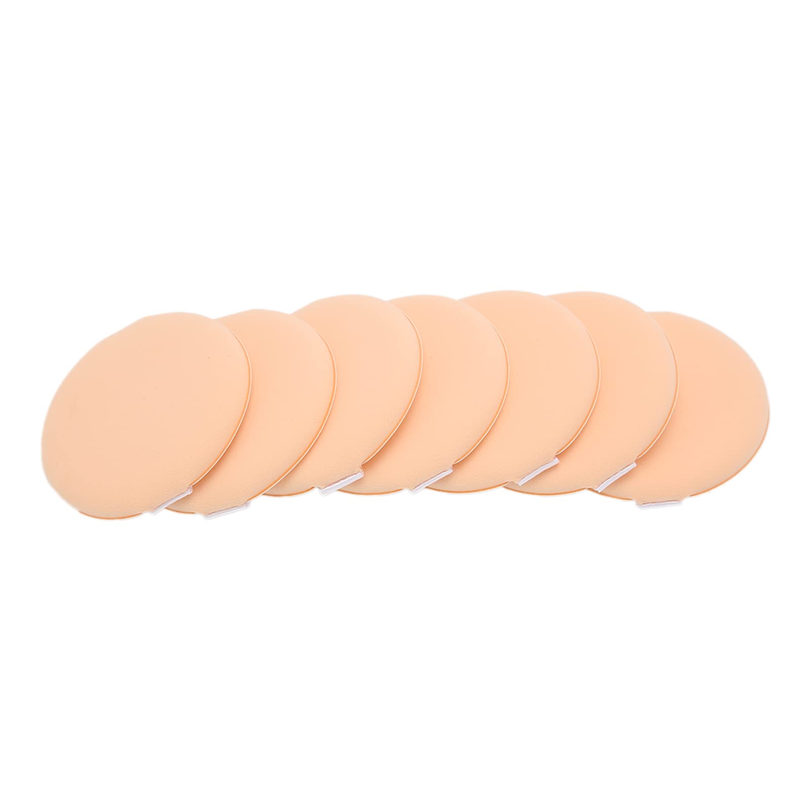 7-Piece Premium Powder Puff Set for Loose & Setting Makeup - Soft Cosmetic Sponge Applicators (Skin Tone) - Perfect for Daily Makeup, Professional Salon Use & Travel Touch-Ups
