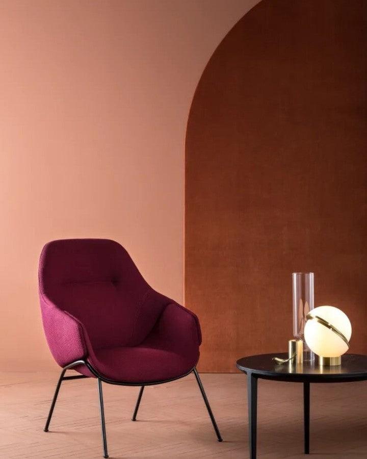Modern Crescent Table Lamp - Stylish Moon-Shaped Nightstand Light for Bedroom, Living Room & Office - Perfect for Reading, Relaxing & Decor