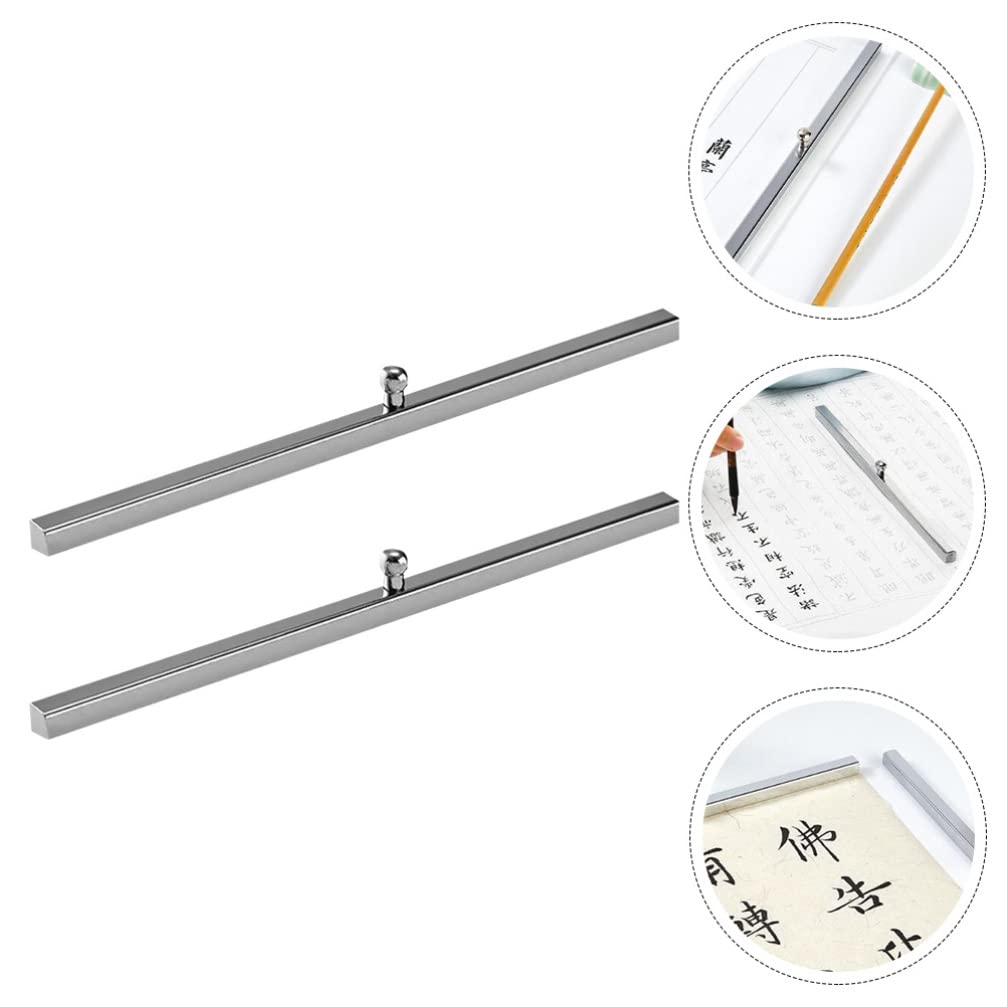 2-Pack Calligraphy Rice Paper Weights - Premium Painting Accessories for Pressing Paper, Calligraphy Practice & Drawing - Perfect for Artists, Students & Crafters (Home, Studio & Classroom Use)