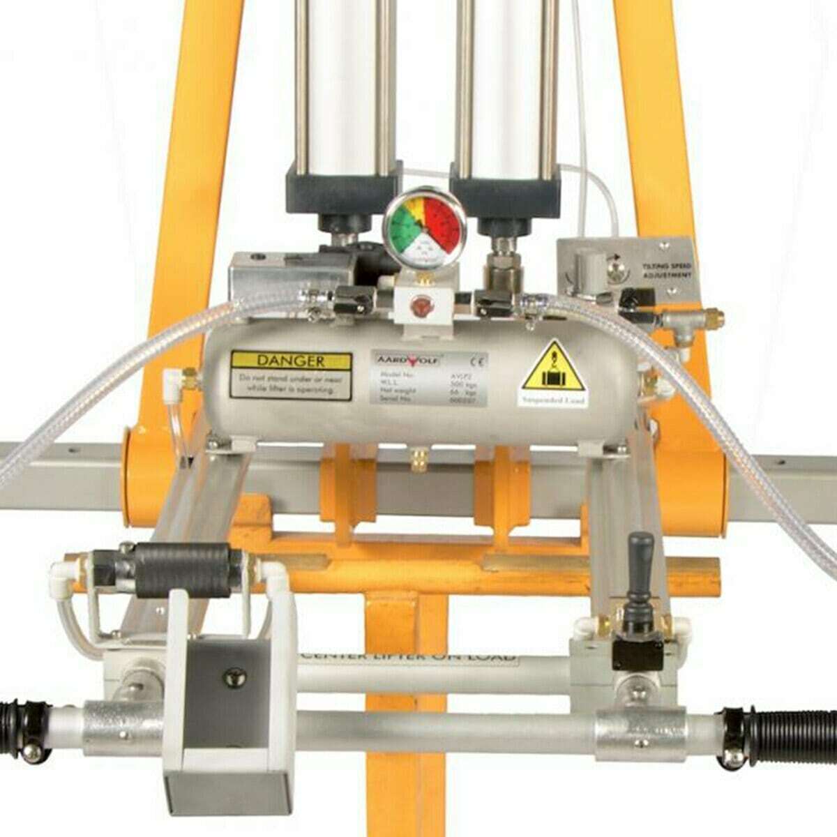 Aardwolf AVLP2 500 Vacuum Lifter - Heavy Duty Industrial Vacuum Suction Cup for Glass, Stone, and Metal - Perfect for Construction, Manufacturing, and Material Handling