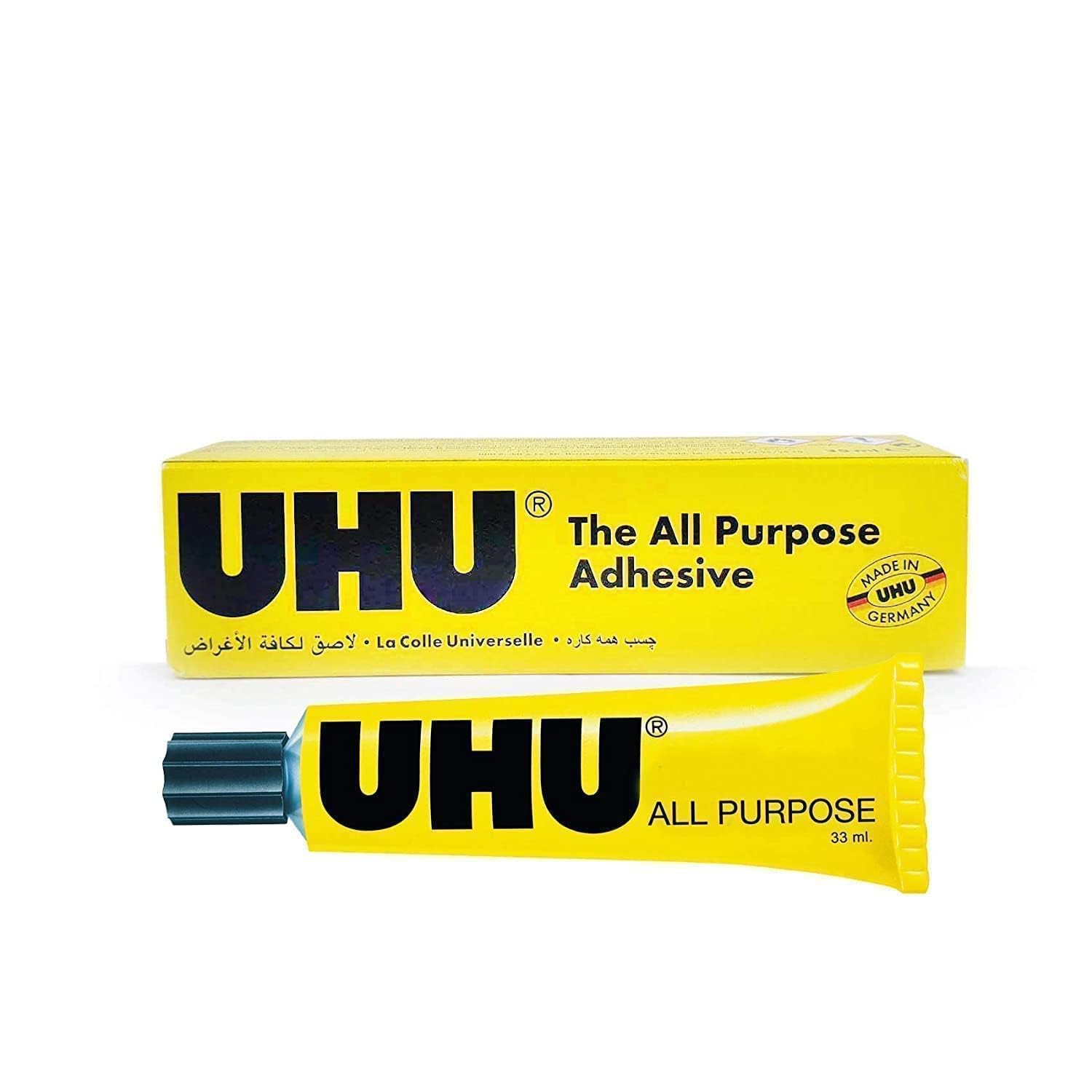 UHU All-Purpose Glue Sticks 20g - Strong Adhesive for Paper, Wood, Fabric & Crafts - Perfect for School Projects, DIY, Scrapbooking & Home Repairs
