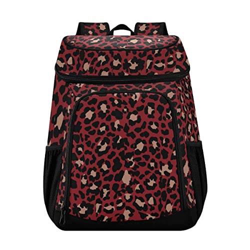 03#red black leopard
