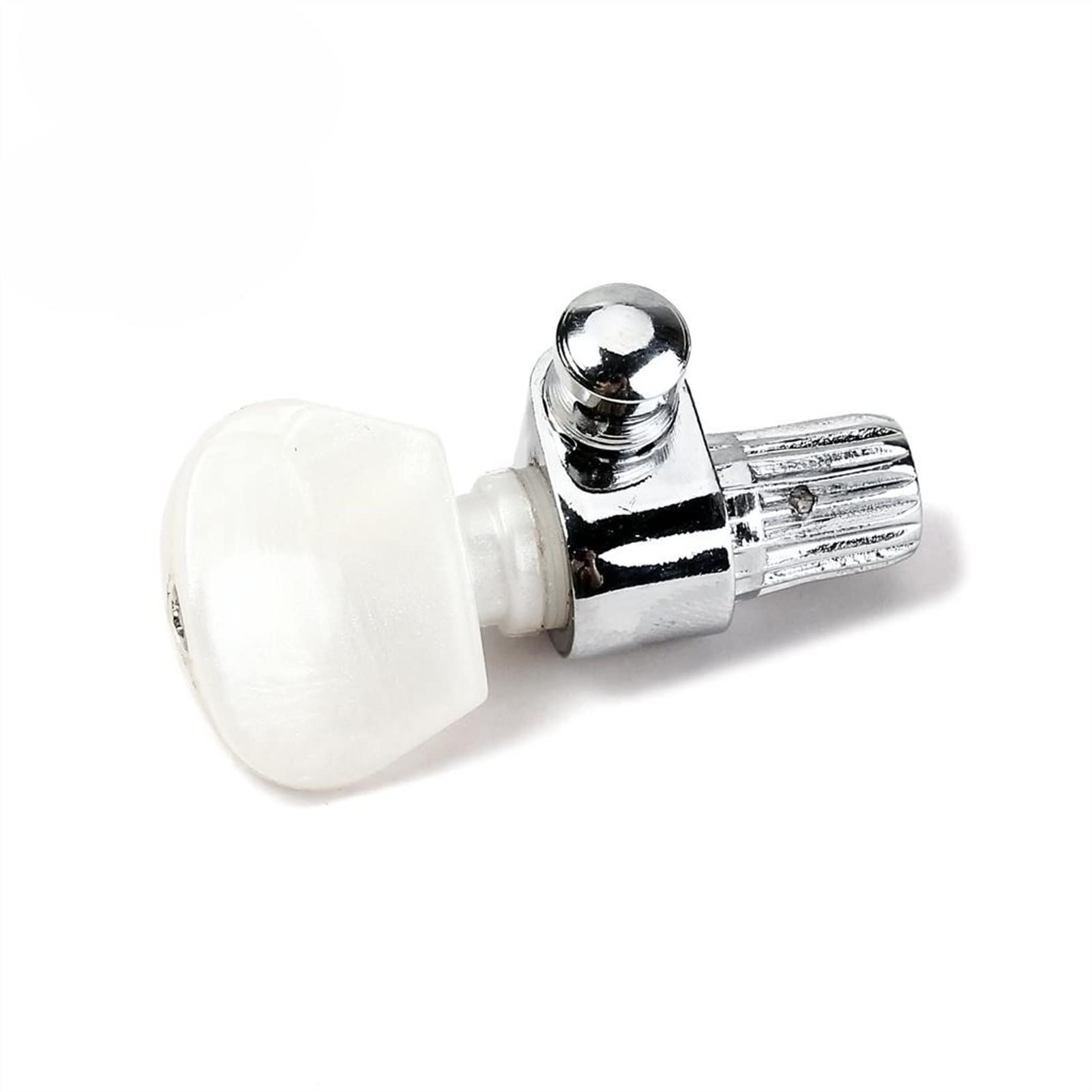 Chrome Geared 5-String Banjo Tuners with Bushing Spacer - Professional Machine Heads & Knobs for Precise Tuning | Perfect for Bluegrass, Folk & Country Musicians