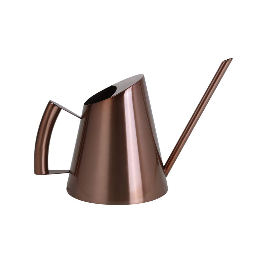 Galvanized Indoor Watering Can with Long Spout - Modern Plant Watering Pot for Houseplants, Flowers & Garden - Antique Style Child-Friendly Watering Kettle with Ergonomic Handle (Perfect for Indoor Plants, Balcony Gardens & Delicate Flower Care)