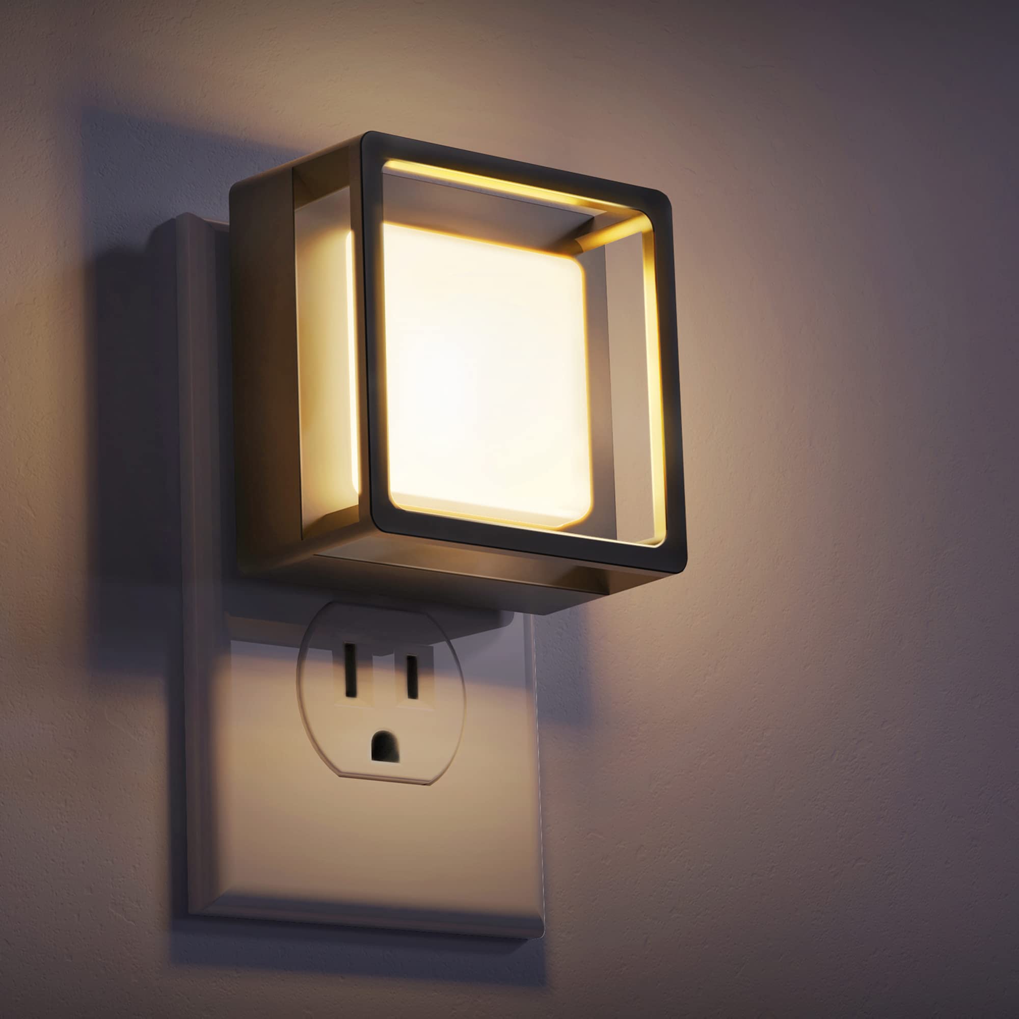 Vintage LED Night Light with Dusk Sensor - 4 Pack for Bedroom & Bathroom