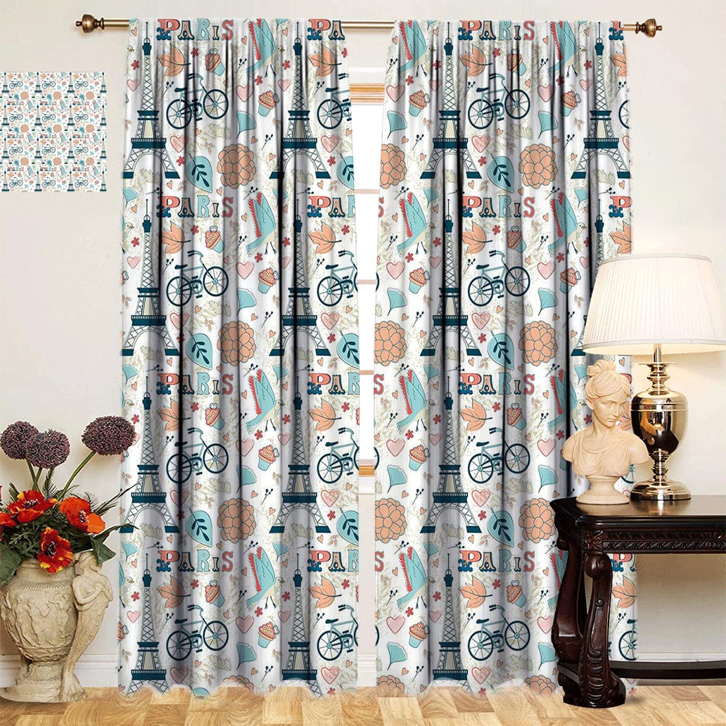 B10M3 Thermal Insulated Blackout Curtains 108x84 Inches - Energy Efficient Room Darkening Window Drapes for Bedroom & Living Room