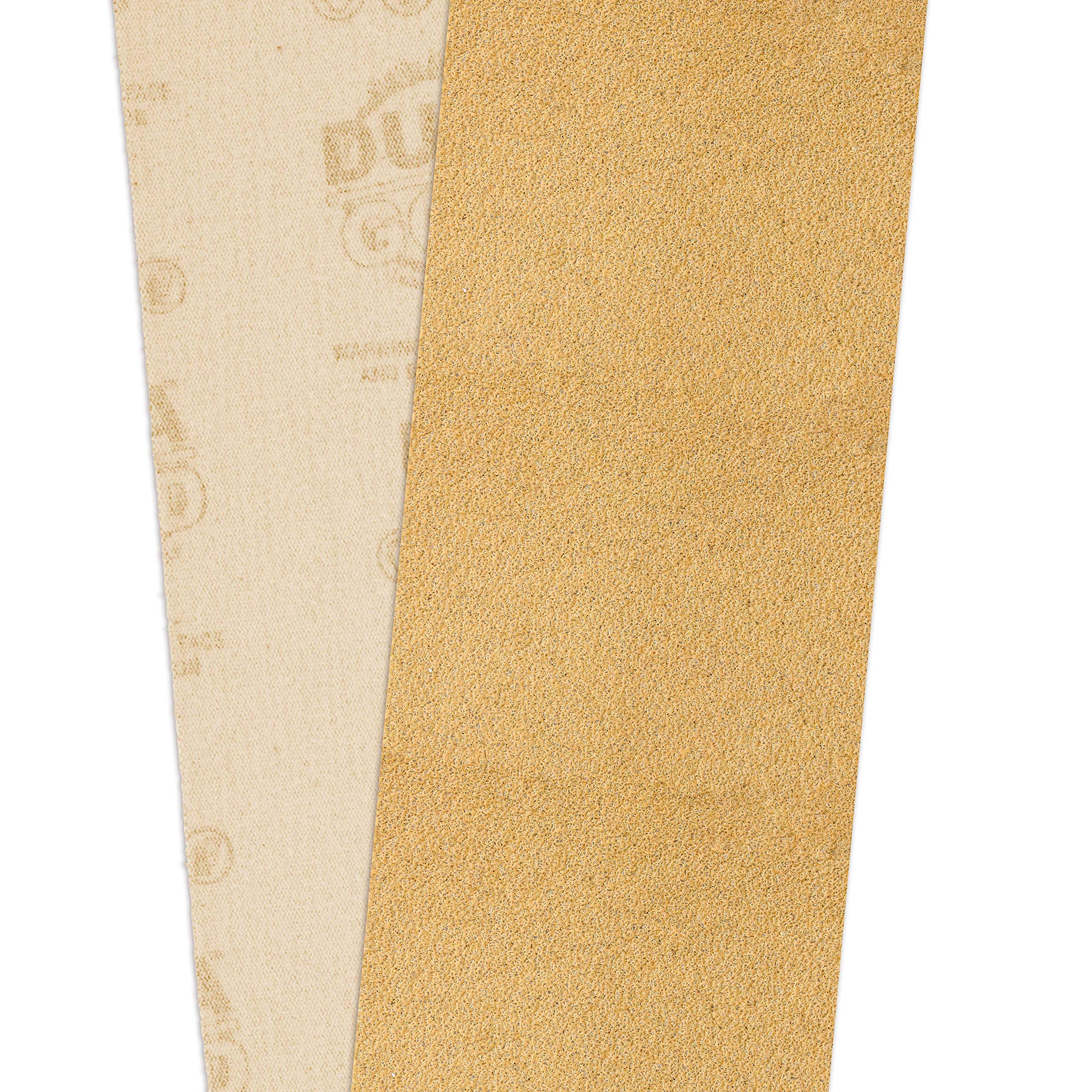 Dura-Gold Pro Series Longboard Hand Sanding File Sander Block - Hook & Loop Backing with PSA Adapter Pad & 60 Grit Sandpaper Roll (12 Yards, 2-3/4