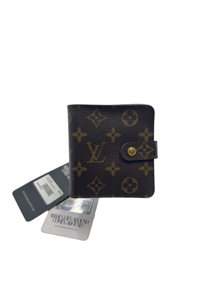 Louis Vuitton Zippy Monogram Compact Wallet for Women - Genuine Leather Zip Around Coin Purse & Card Holder - Perfect for Everyday Use, Travel & Gift Giving