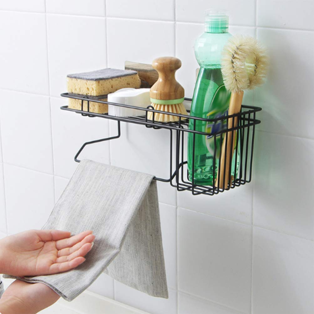 DOITOOL Stainless Steel Soap Holder & Kitchen Sink Organizer - Rustproof Sink Shelf for Sponge, Brush, and Dish Soap (Perfect for Kitchen, Bathroom, RV, and Outdoor Use)
