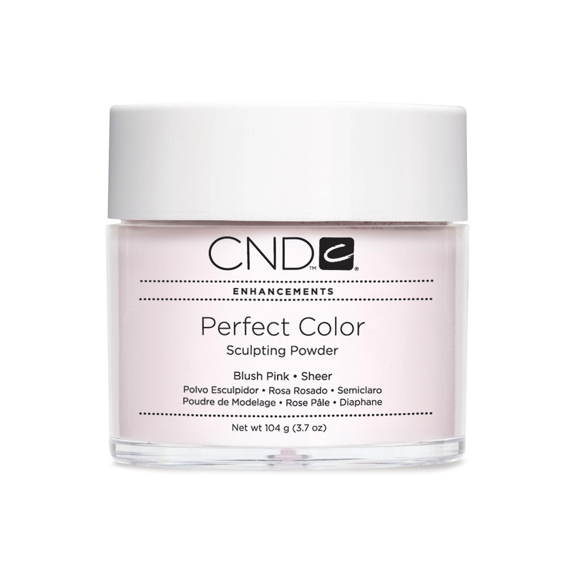 CND Enhancements Perfect Color Sculpting Powder - 3.7 fl oz Nail Sculpting Powder for Acrylic Nails - Professional Salon Quality for Strong & Natural-Looking Nail Extensions