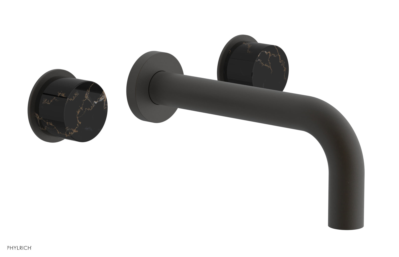 Premium Black Marble Wall Tub Set with Elegant Handles - 230 58 - Perfect for Modern Bathroom & Spa Decor
