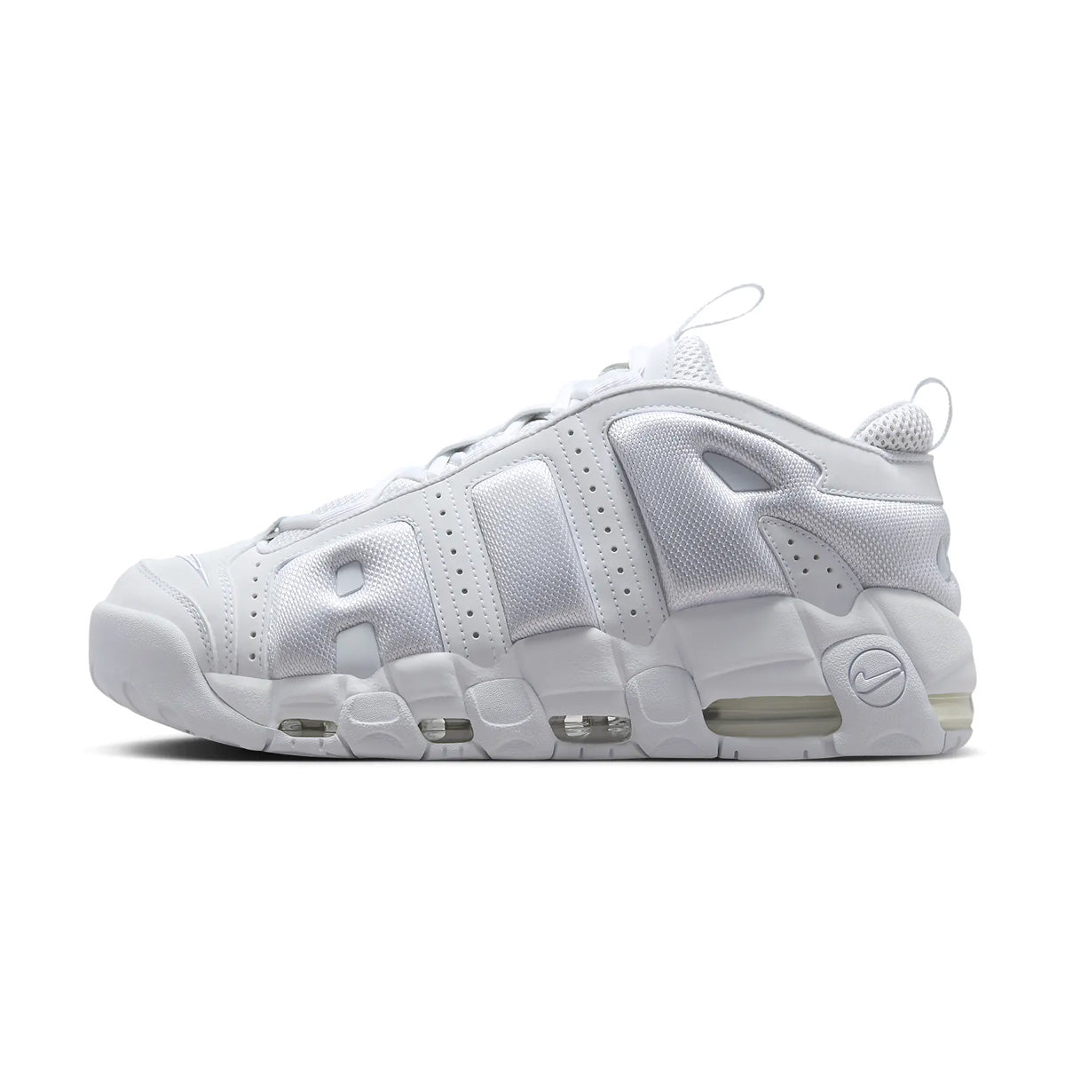 Nike Air More Uptempo Low Sneakers - White Basketball Shoes for Men & Women | Perfect for Streetwear, Casual Outfits & Court Performance