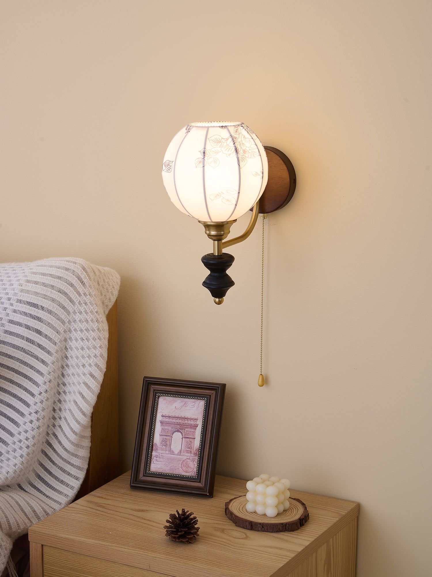 Clarendon Wall Lamp - Modern LED Sconce Light Fixture for Bedroom, Living Room & Hallway - Dimmable Indoor Lighting with Adjustable Arms - Energy Efficient Home Decor (Black)