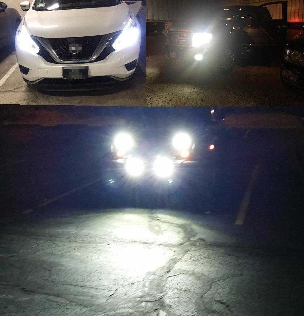 FL BH 9008 H13 LED Headlight Bulbs - Super Bright 6000K White Light, Halogen Replacement, High Performance for Cars, Trucks, SUVs - Perfect for Night Driving & Off-Road Adventures