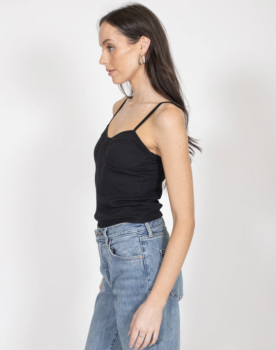Brunette the Label Women's Bodice Top - Elegant Lace-Up Corset Style for Parties, Weddings & Date Nights | Fashionable & Comfortable