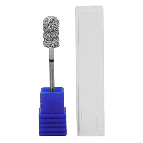 Professional Stainless Steel 2.35mm Nail Drill Bit for Pedicure - Portable Cone Shape with Storage Box - Strong Hardness Sanding & Polishing Head - Effective for Cracked Skin, Corns & Callus Removal - Perfect for Nail Salons, Home Manicures & DIY Nail Care