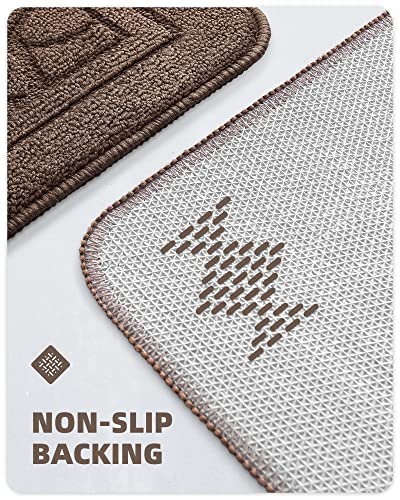 Non-Slip Brown Kitchen Runner Rug 24