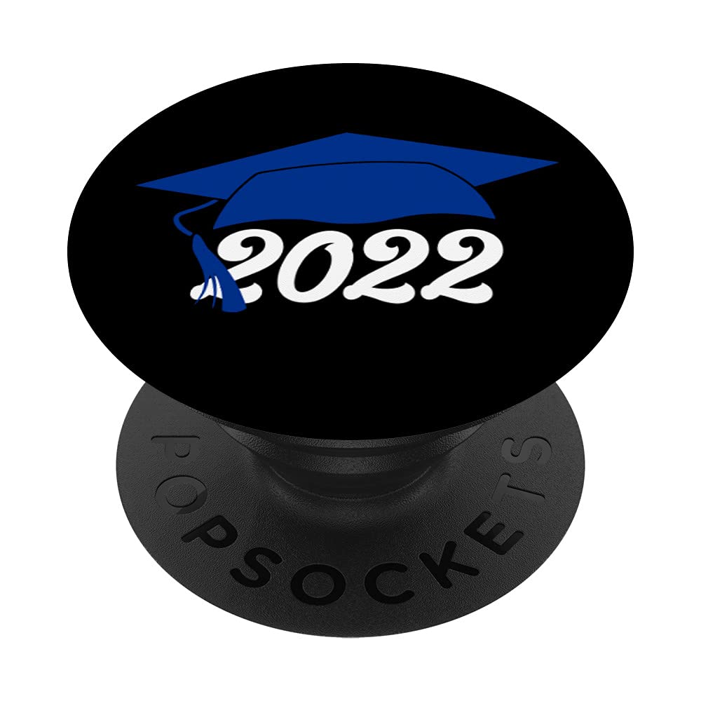Class of 2022 Royal Blue Graduation Regalia PopSockets Swappable PopGrip - Perfect for Graduation Ceremonies, Photo Sessions & School Pride