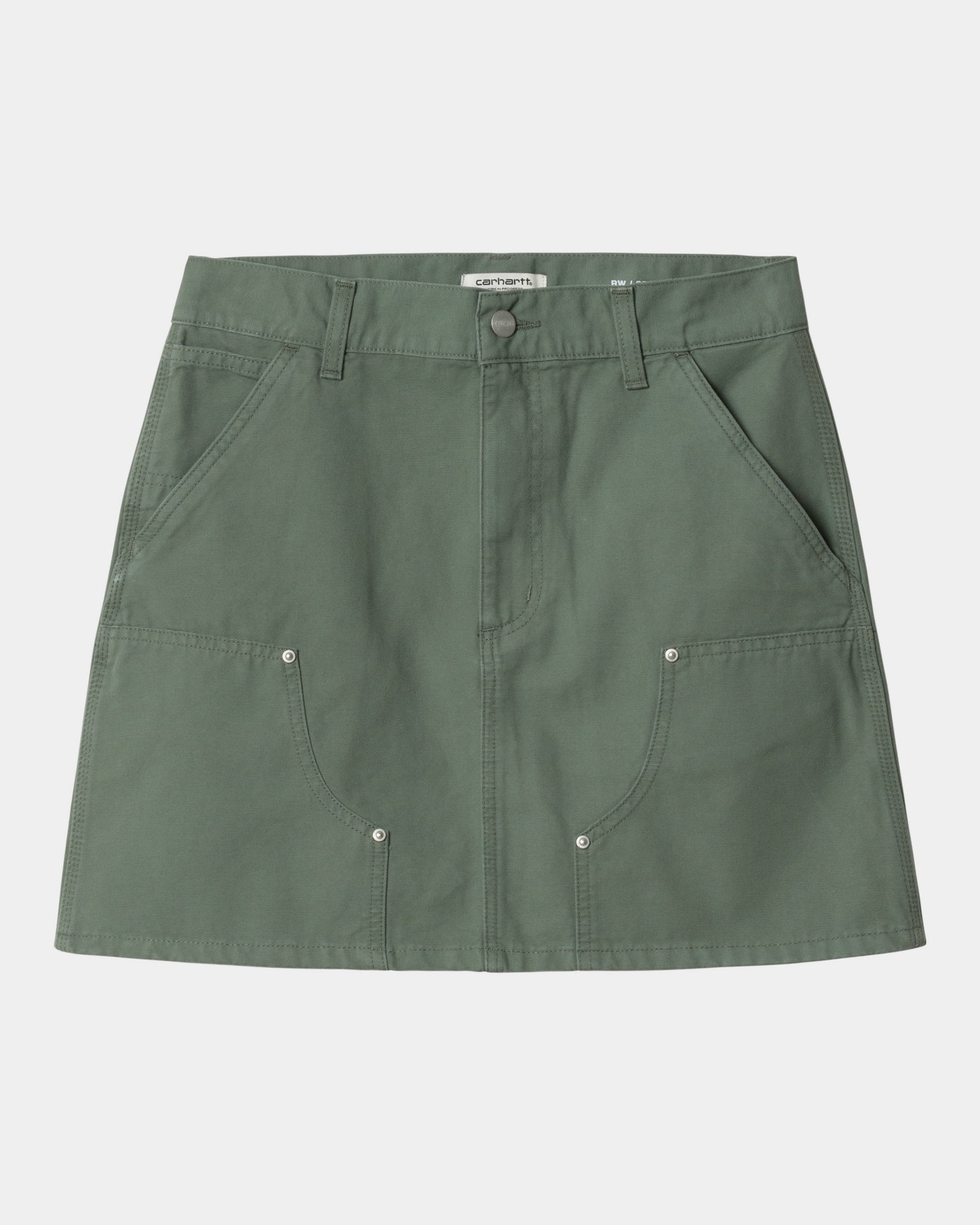 Maeve Double Knee Denim Skirt for Women | Vintage Stone Washed Park Style | Casual Outfit, Streetwear, and Everyday Wear