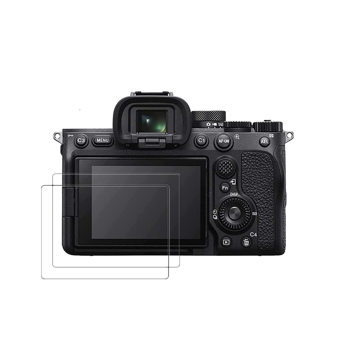 Sony A7 IV Tempered Glass Screen Protector - 2 Pack, 9H Hardness for Camera Protection