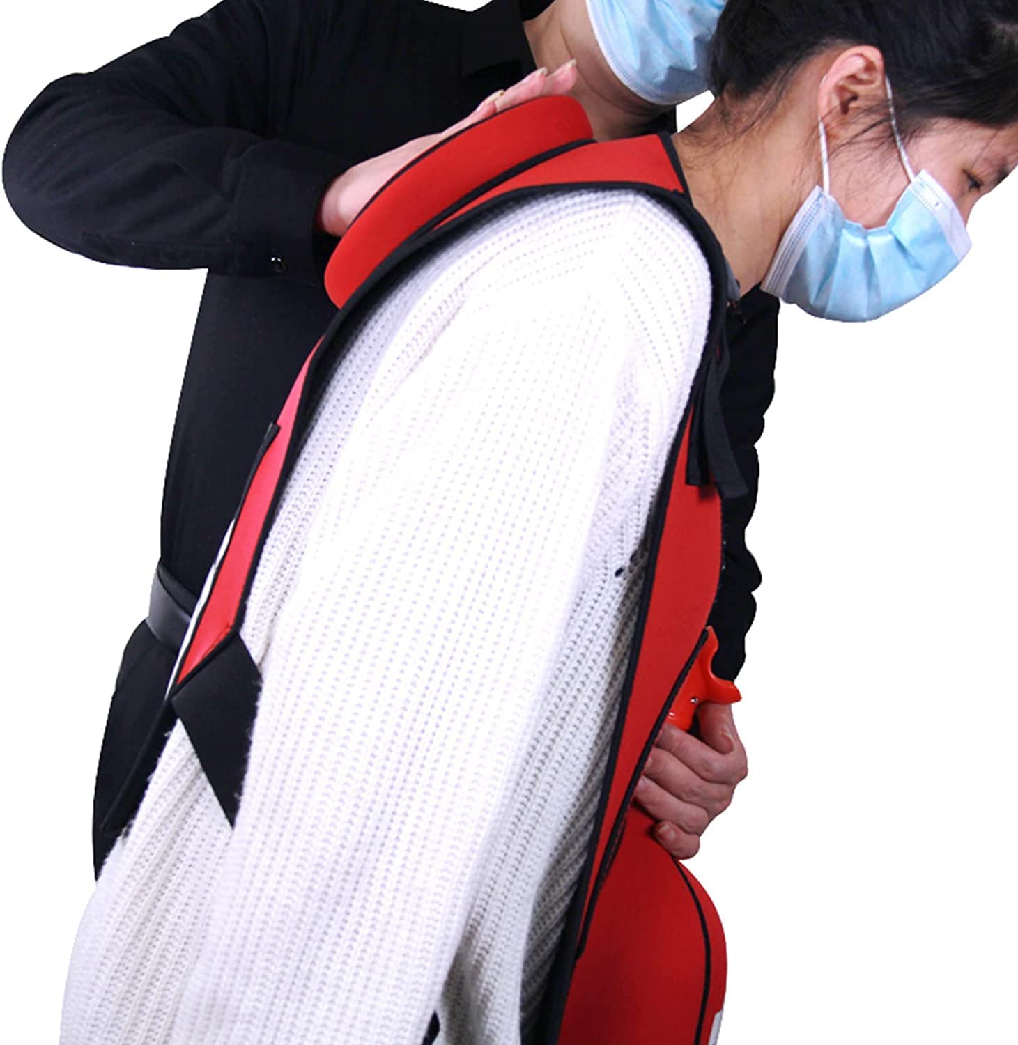 UIGJIOG Anti-Choking Training Vest - First Aid Suffocation Rescue Practice Wear for Adults with Back Slap - Airway Obstruction Simulator for CPR & Emergency Response Training (Home, School & Workplace Safety)