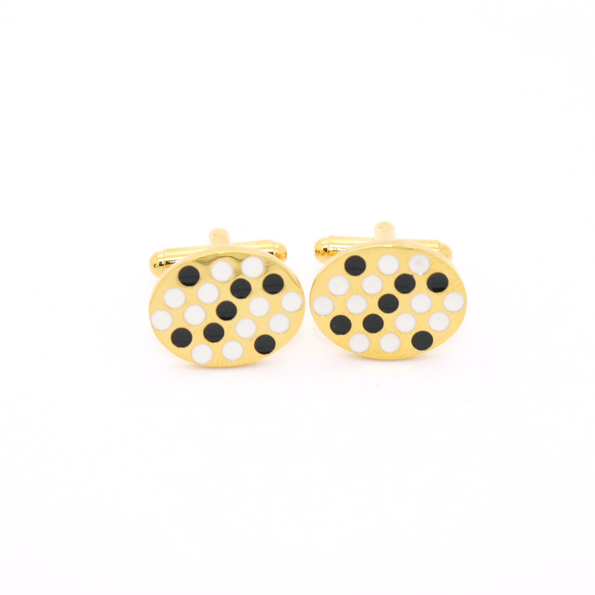 Premium Gemstone Cufflinks Set with Velvet Jewelry Box - Elegant Gift for Men, Wedding, Prom & Formal Occasions