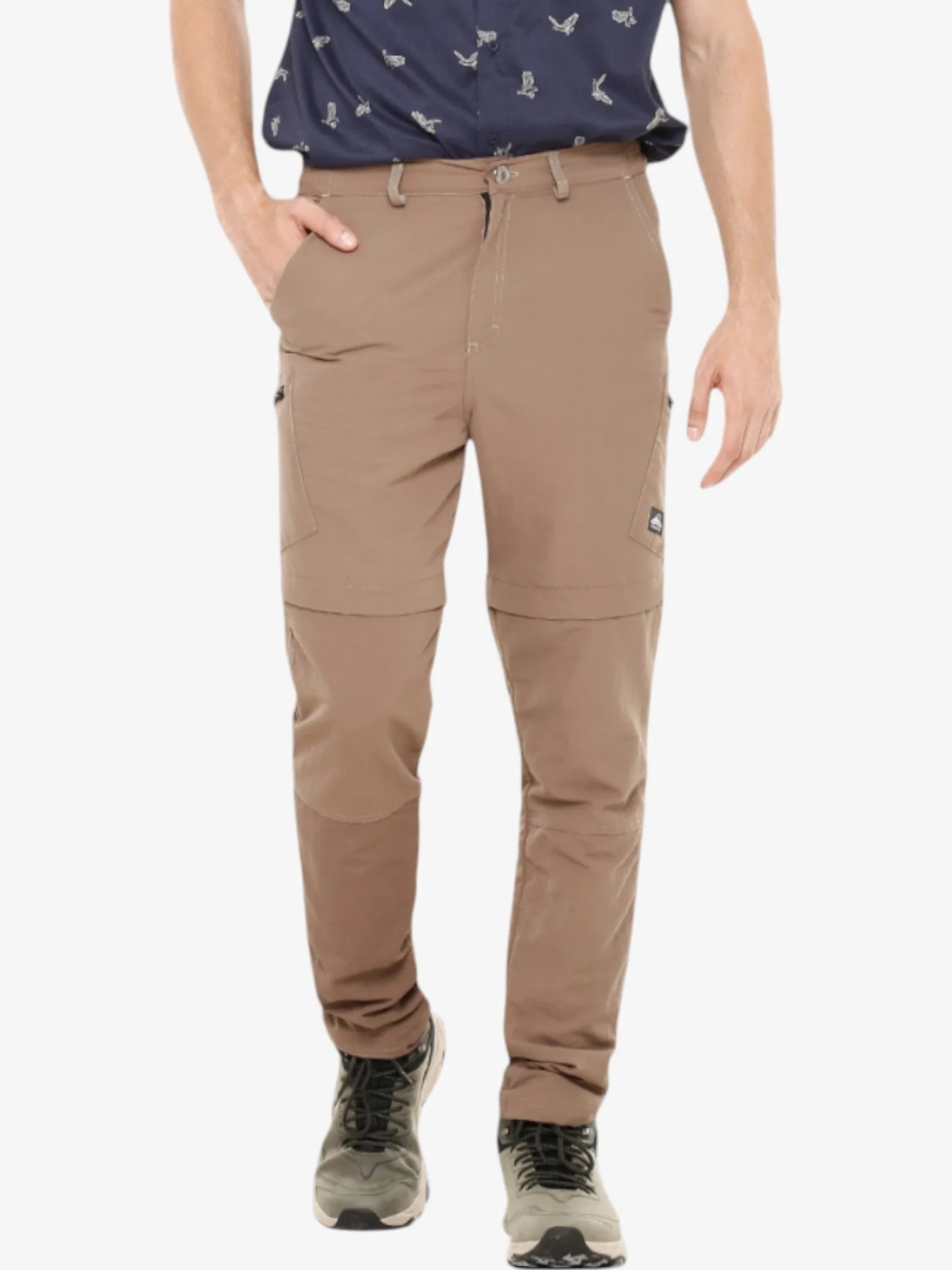 Sherpa Mountain Trekking Pants with Detachable Zipper - Durable & Comfortable Hiking Pants for Outdoor Adventures, Camping, and Travel