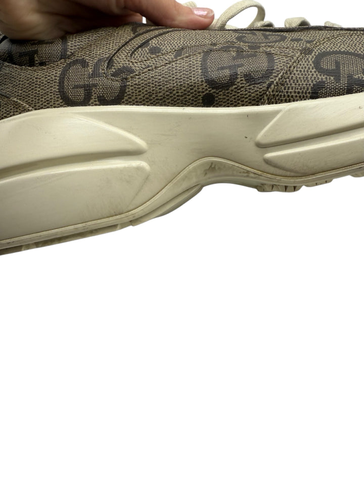 Gucci Maxi GG Rhyton Sneakers for Men - Size 10.5 (US 11) - Luxury Fashion Sneakers for Casual Wear, Street Style & Everyday Comfort
