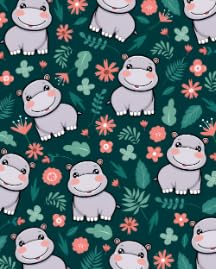 Cute Hippo Green