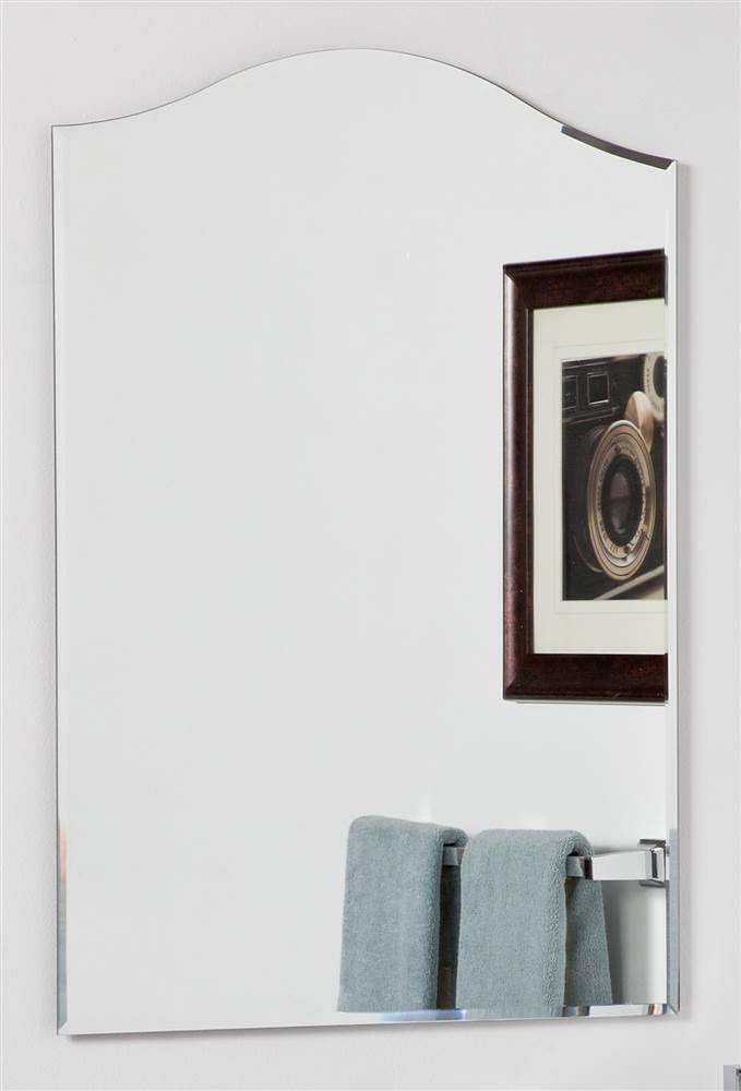 Amelia Modern LED Bathroom Mirror with Anti-Fog - 24x36 Inch Frameless Vanity Mirror for Makeup & Shaving - Perfect for Contemporary Bathrooms & Dressing Rooms