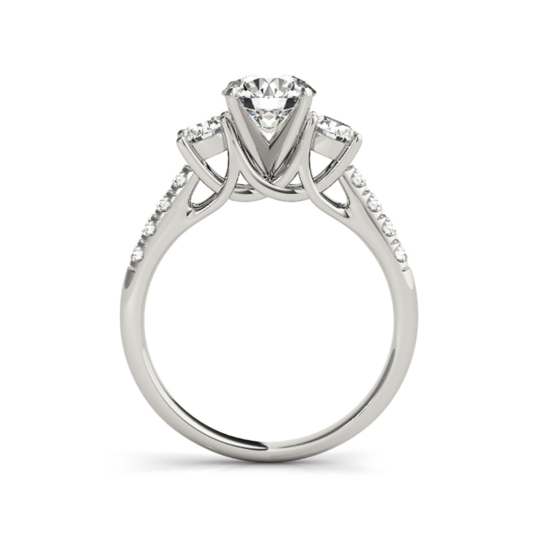 Exquisite 1 CTW Trinity Diamond Engagement Ring for Women - Timeless Elegance & Sparkle - Perfect for Proposals, Anniversaries & Special Occasions