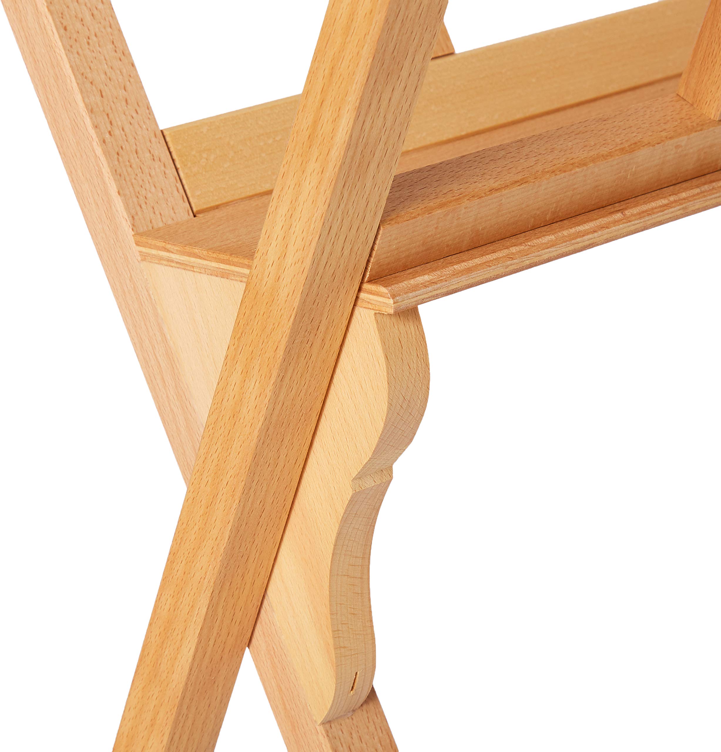 Mabef MBM-38 Natural Wood Print Rack - Perfect for Art Studios, Classrooms & Home Decor Display