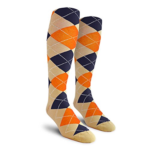 Khaki/Navy/Orange