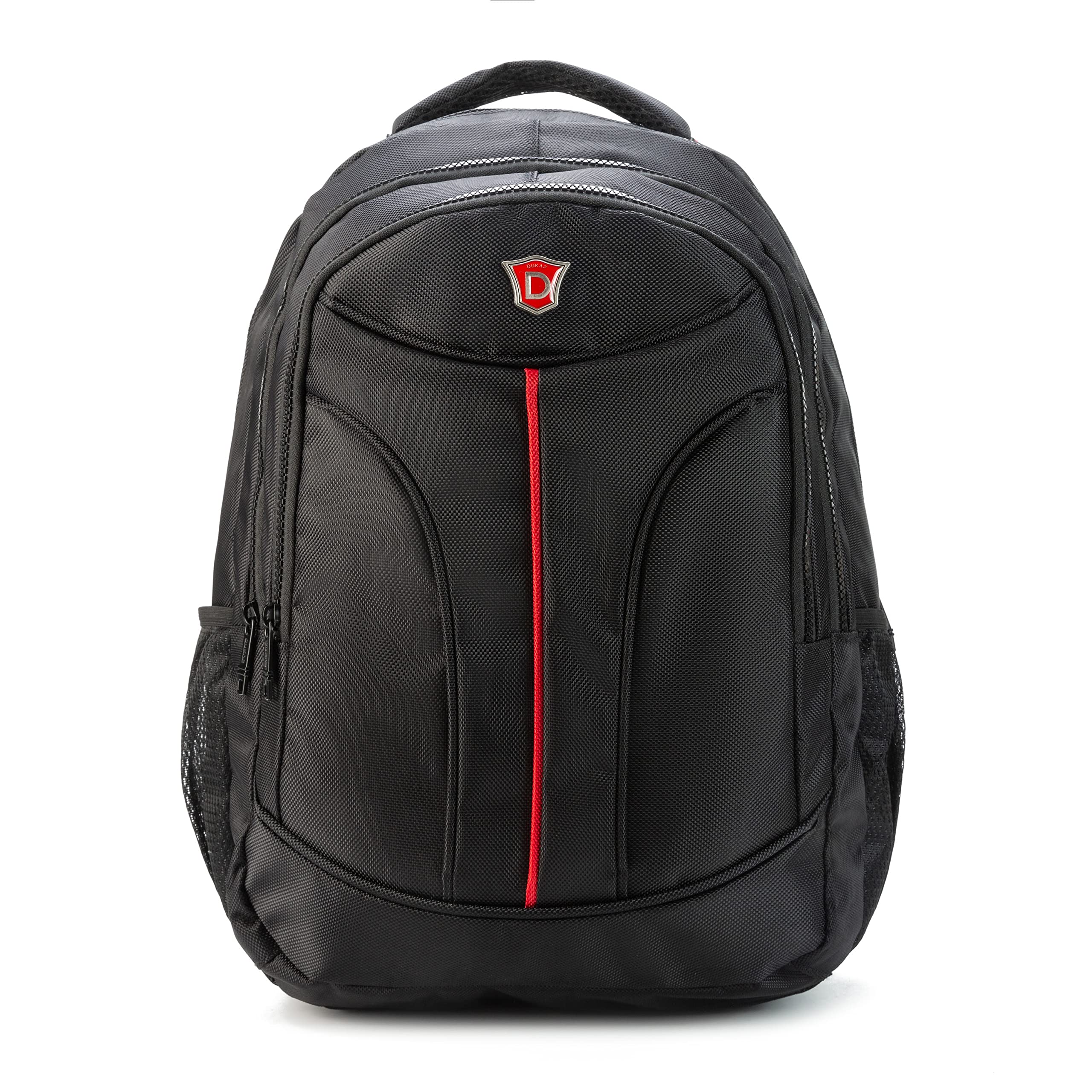 DUKAP CRUISER Executive Travel Backpack with 15.6-inch Laptop Compartment - Durable Water-Resistant Business Backpack with Reinforced Shoulder Straps for Comfortable Carrying - Perfect for Business Travel, Commuting & Daily Office Use - Black