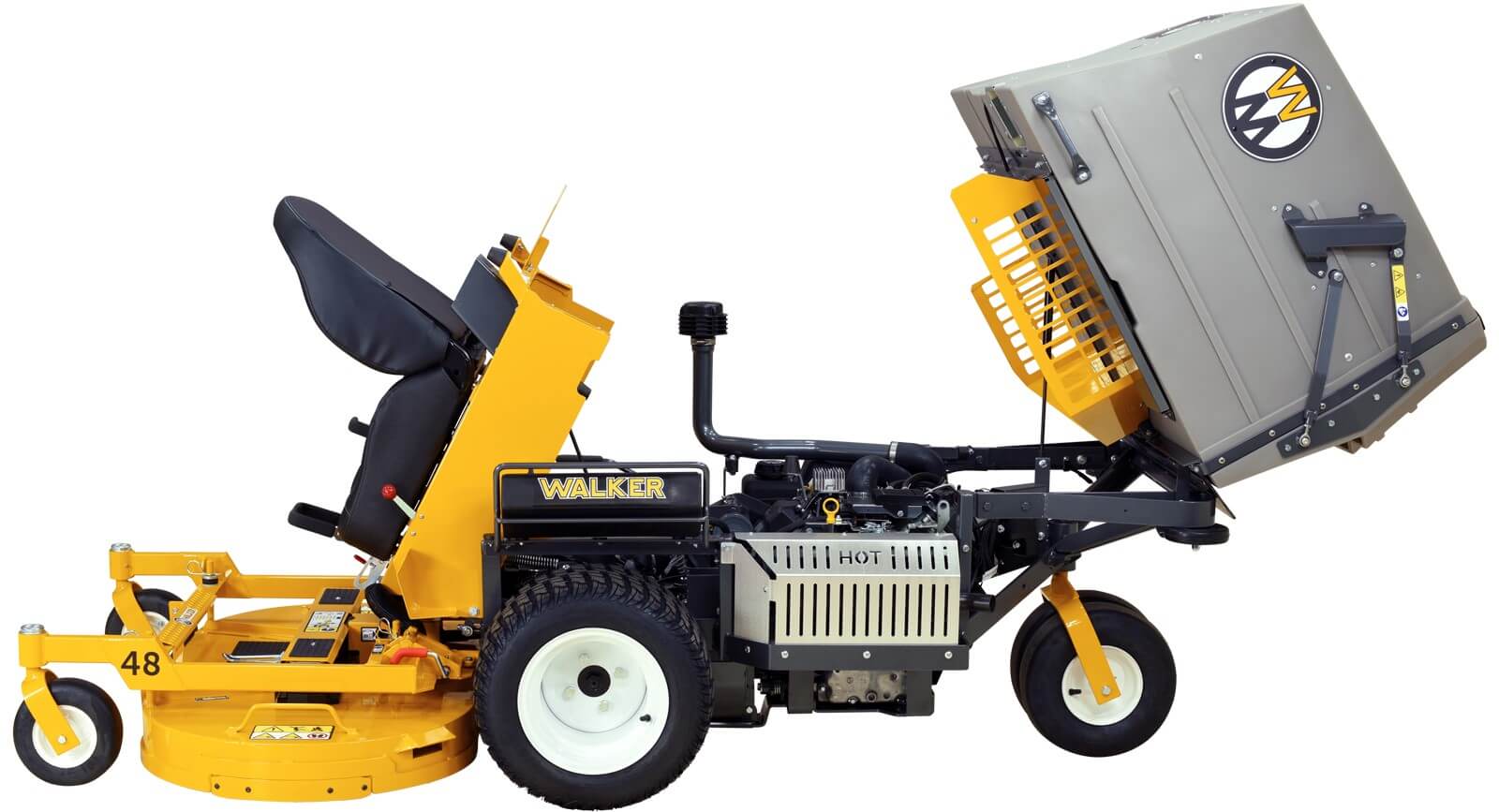 Walker Mowers MT27iGHS 26.5HP Commercial Gas Lawn Mower with Grass Handling System - Perfect for Large Yards, Golf Courses, and Professional Landscaping