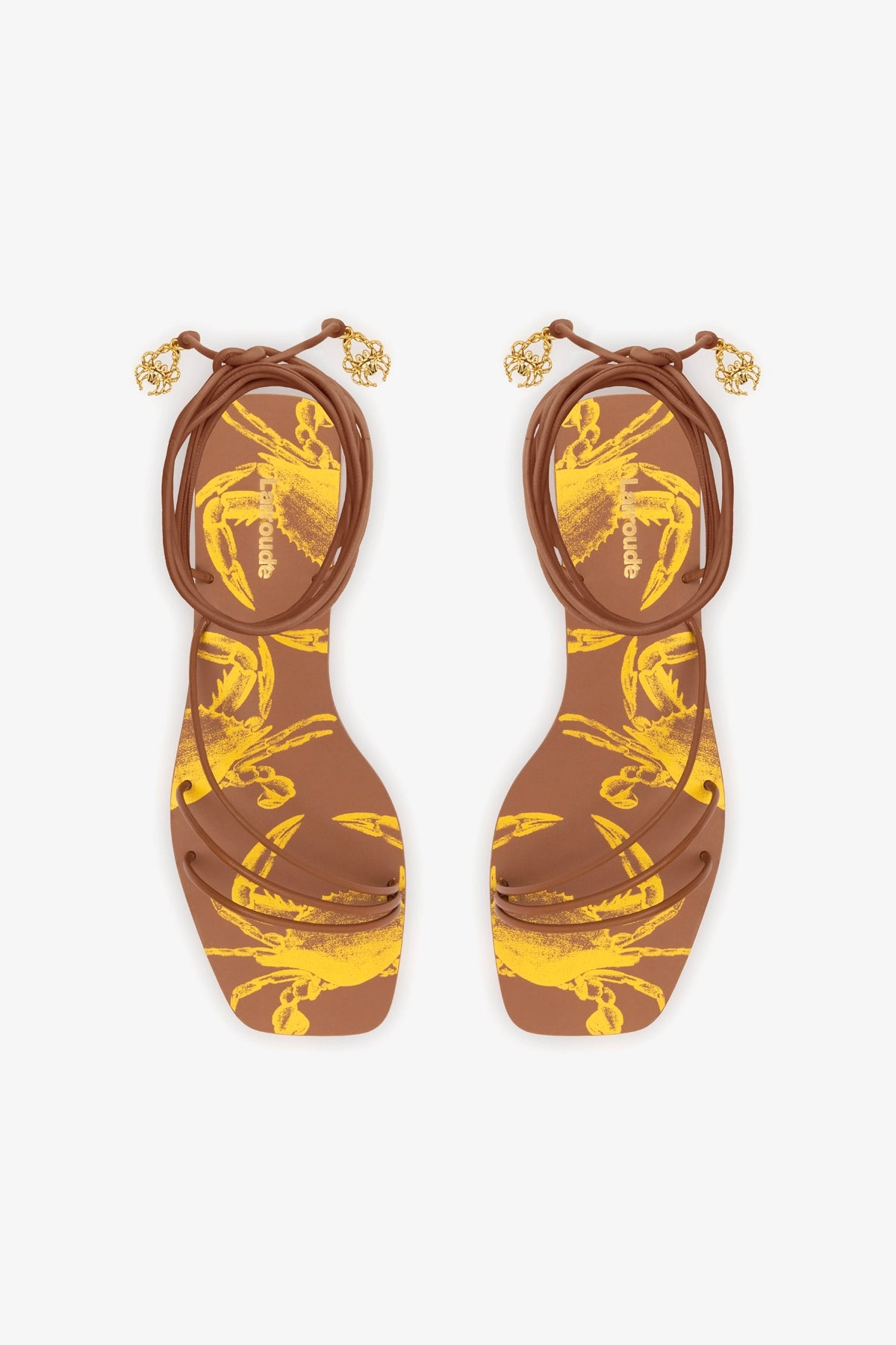 Nadia Women's Flat Sandals - Genuine Caramel Leather Comfortable Slides for Summer | Beach, Vacation & Casual Outfits