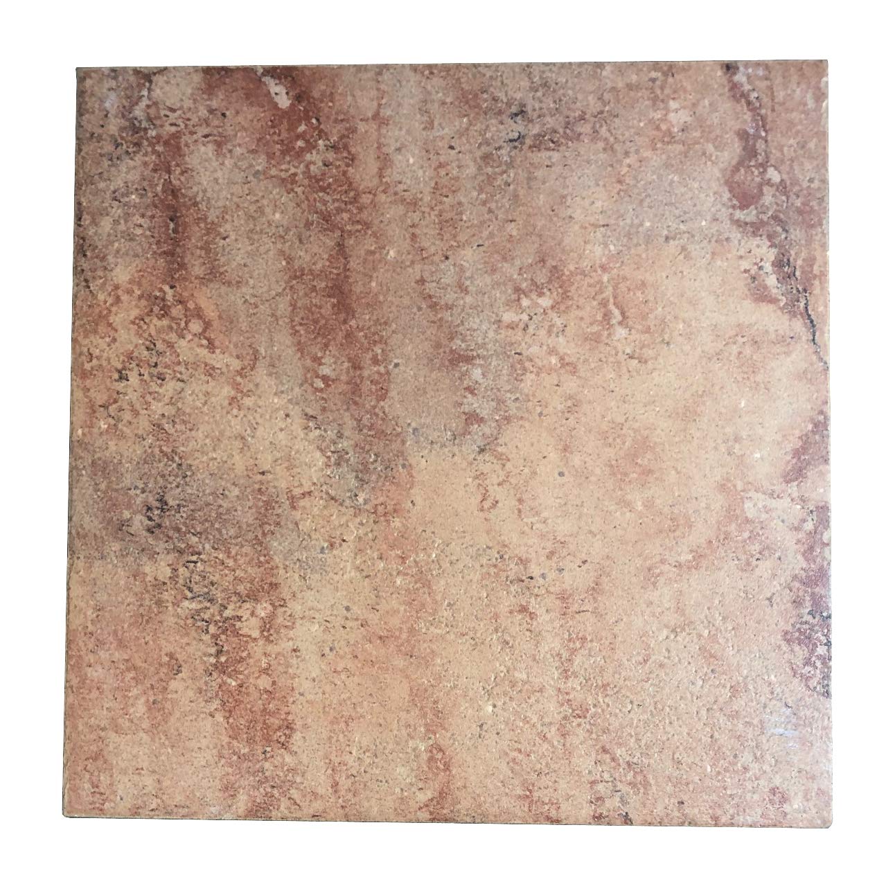 12x12 Magma Red Ceramic Tile - 10 Pcs T-78 - Premium Glossy Finish for Kitchen Backsplash, Bathroom Wall & Flooring - Durable, Waterproof & Easy to Clean