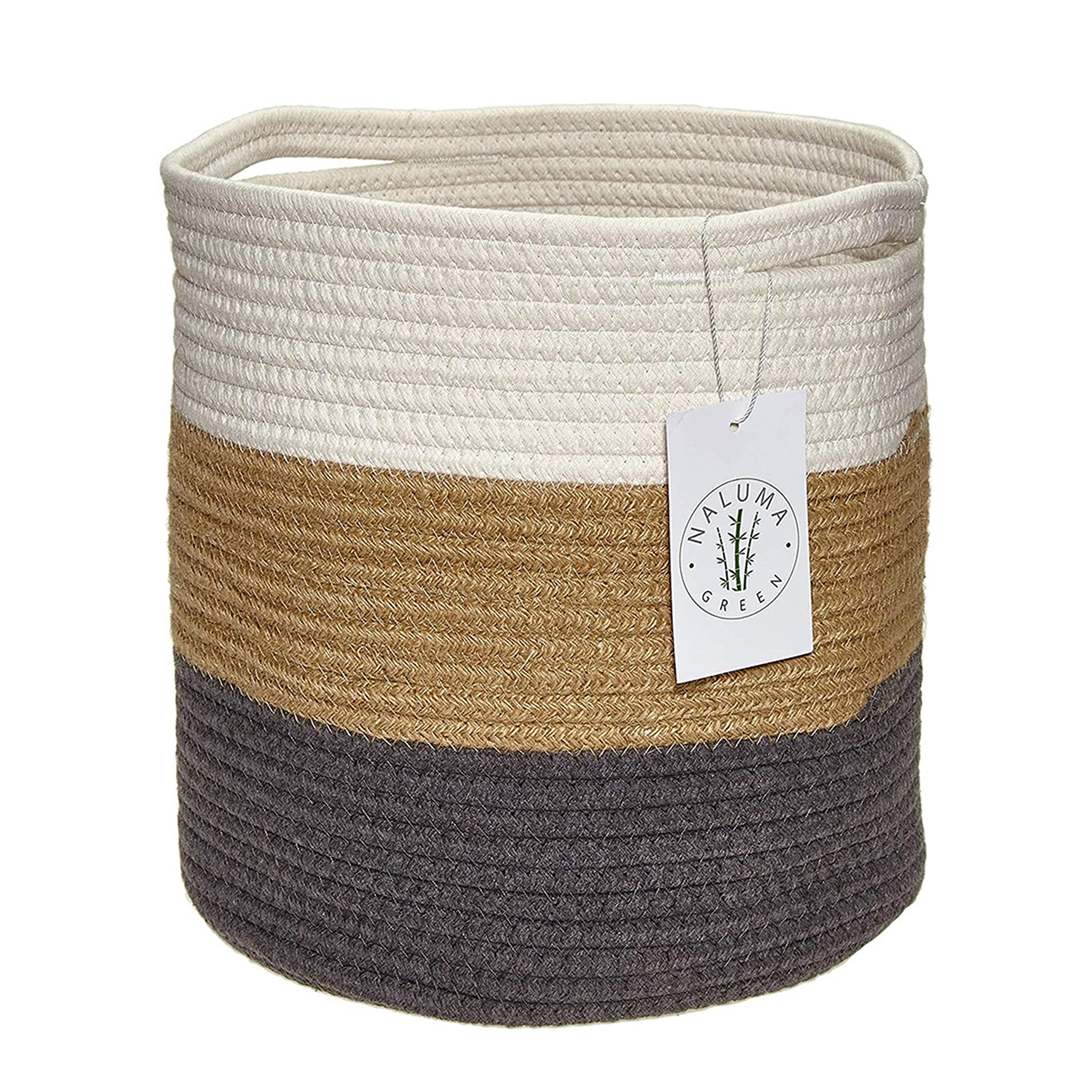 TOMEX Cotton Rope Plant Basket - 7.87