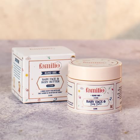 Organic Baby Face & Body Butter - Ultra Moisturizing & Hypoallergenic for Sensitive Skin | Perfect for Daily Hydration & Diaper Rash Prevention