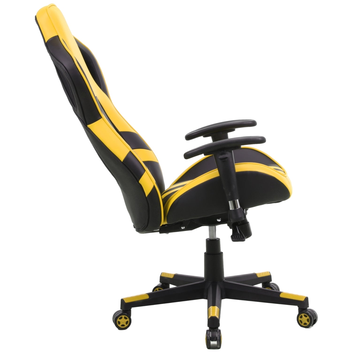 PRO X Series 4548 Ergonomic Gaming Chair with Lumbar Support - Black & Yellow for PC, Console, and Office Use - High Back Racing Style for Ultimate Comfort During Long Gaming Sessions