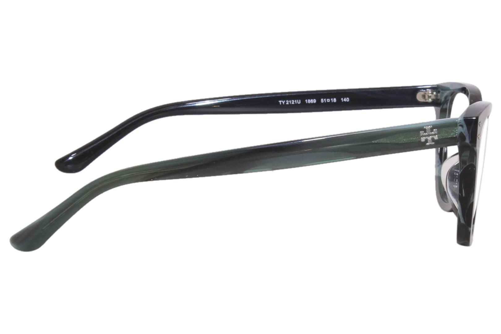 Tory Burch TY 2121 U 1869 Sky Blue Horn Eyeglasses for Women - Stylish Blue Light Blocking Glasses for Work & Reading
