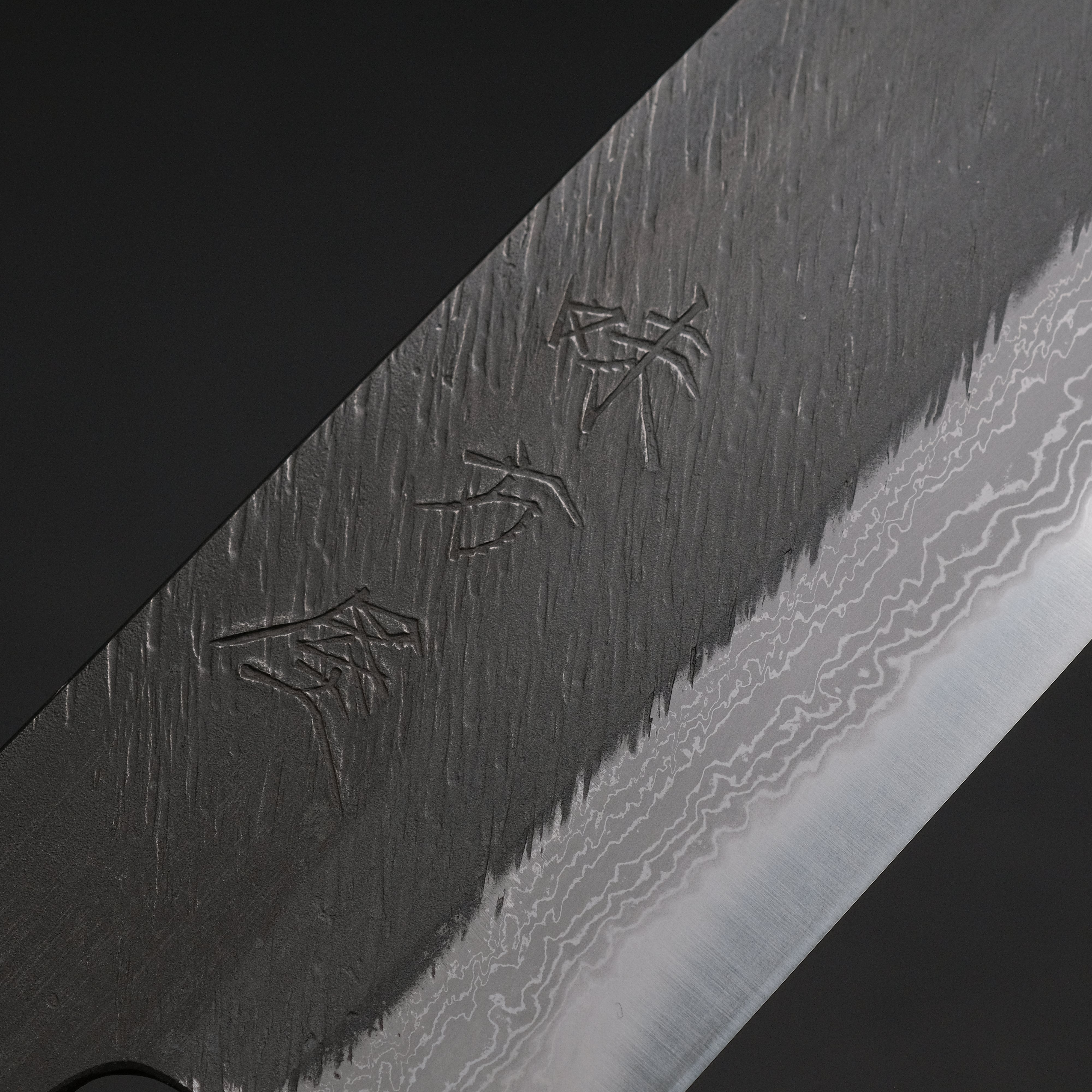 Premium Ajikataya White #2 Matsuba Damascus Santoku Knife 180mm - Handcrafted Japanese Kitchen Knife with Obankole Handle (#22) - Perfect for Sushi, Vegetables & Meat Cutting